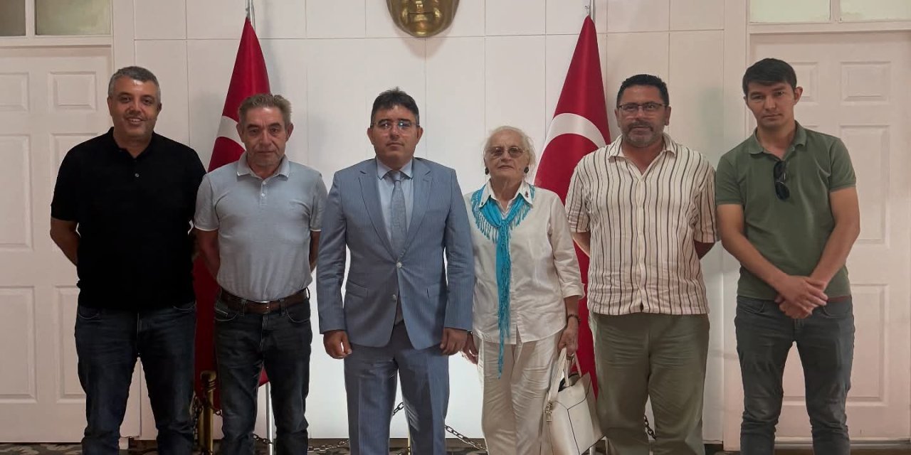 Zafer Partisi’nden Kaymakam Kaya’ya nezaket ziyareti