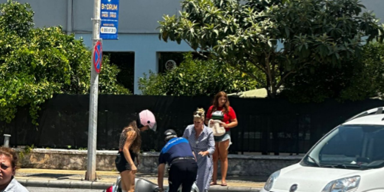 Marmaris’in bu caddesinde motosiklet kazaları bitmiyor