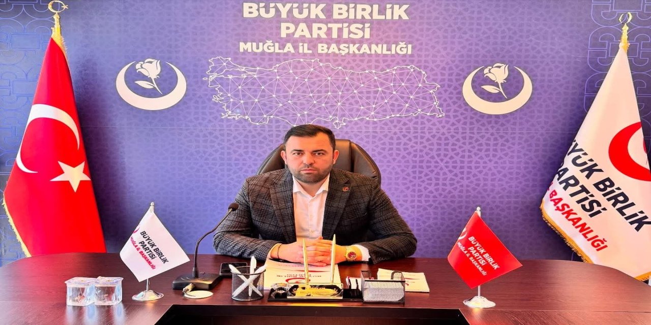 Büyük birlik partisi Muğla il başkanı Melih Aydoğan, görevinden ayrıldı