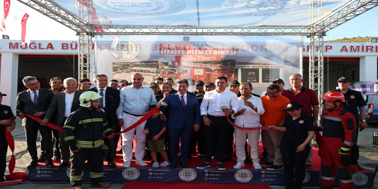 Bodrum’da yeni itfaiye hizmet binası törenle açıldı