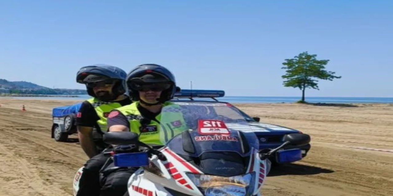 Karadeniz’in ilk motorize ambulansı Giresun’da hizmete başladı