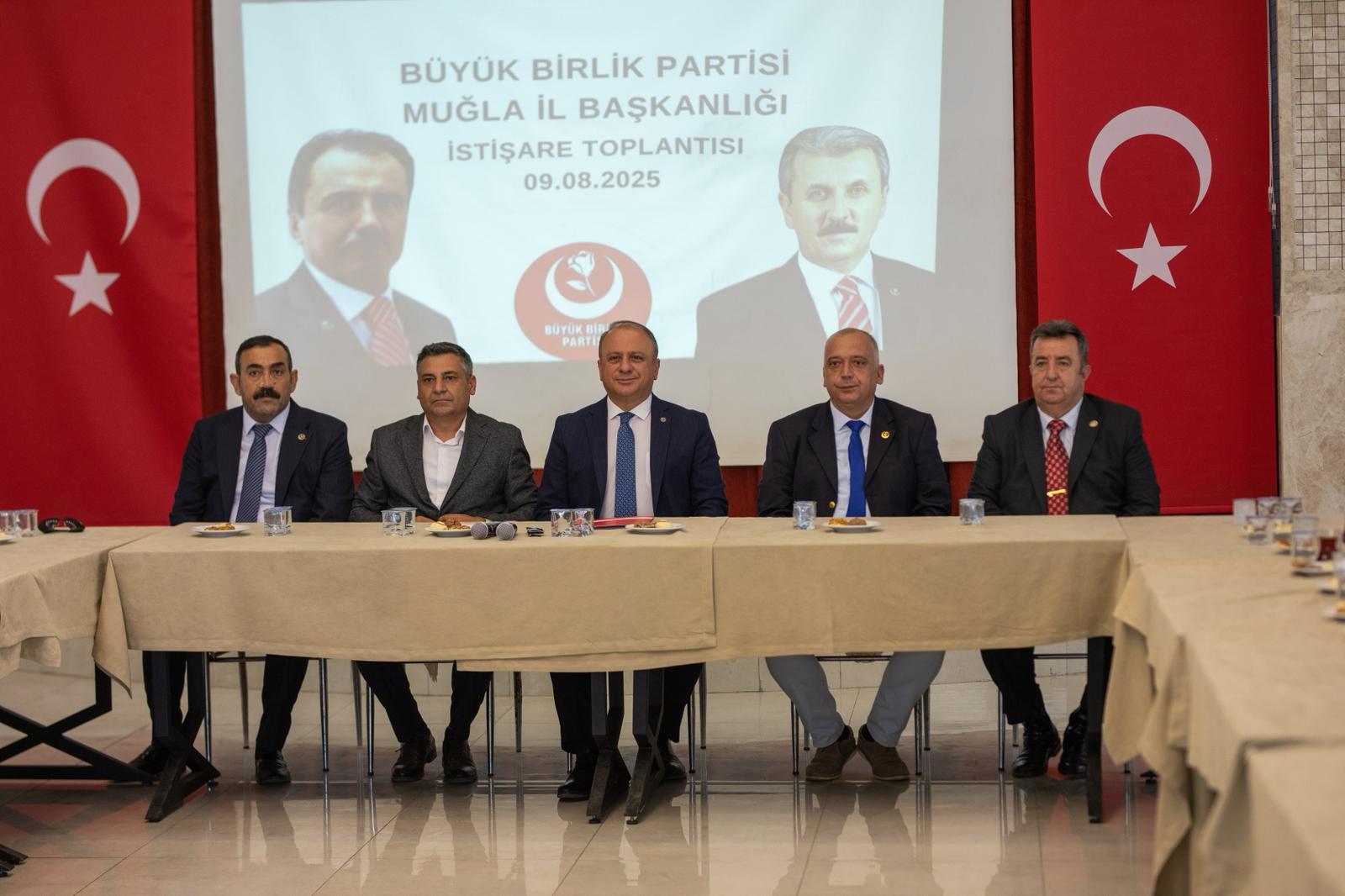 BBP Muğla yeni yönetimi ile istişare toplantısı yaptı