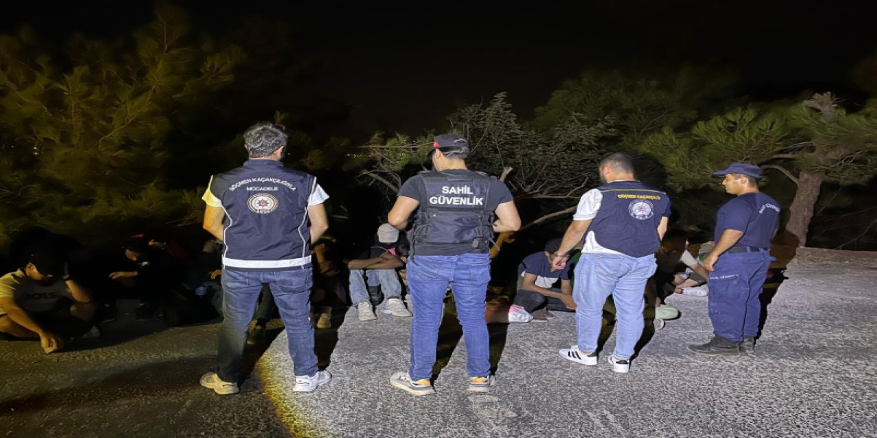 Marmaris'te 16 düzensiz göçmen yakalandı