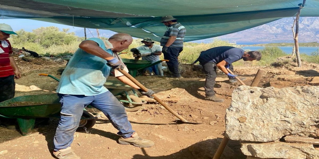Kedreai Antik Kenti’nde kazı çalışmaları sürüyor