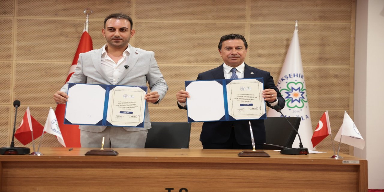 Muğla ve Hatay Defne belediyeleri kardeş şehir oldu