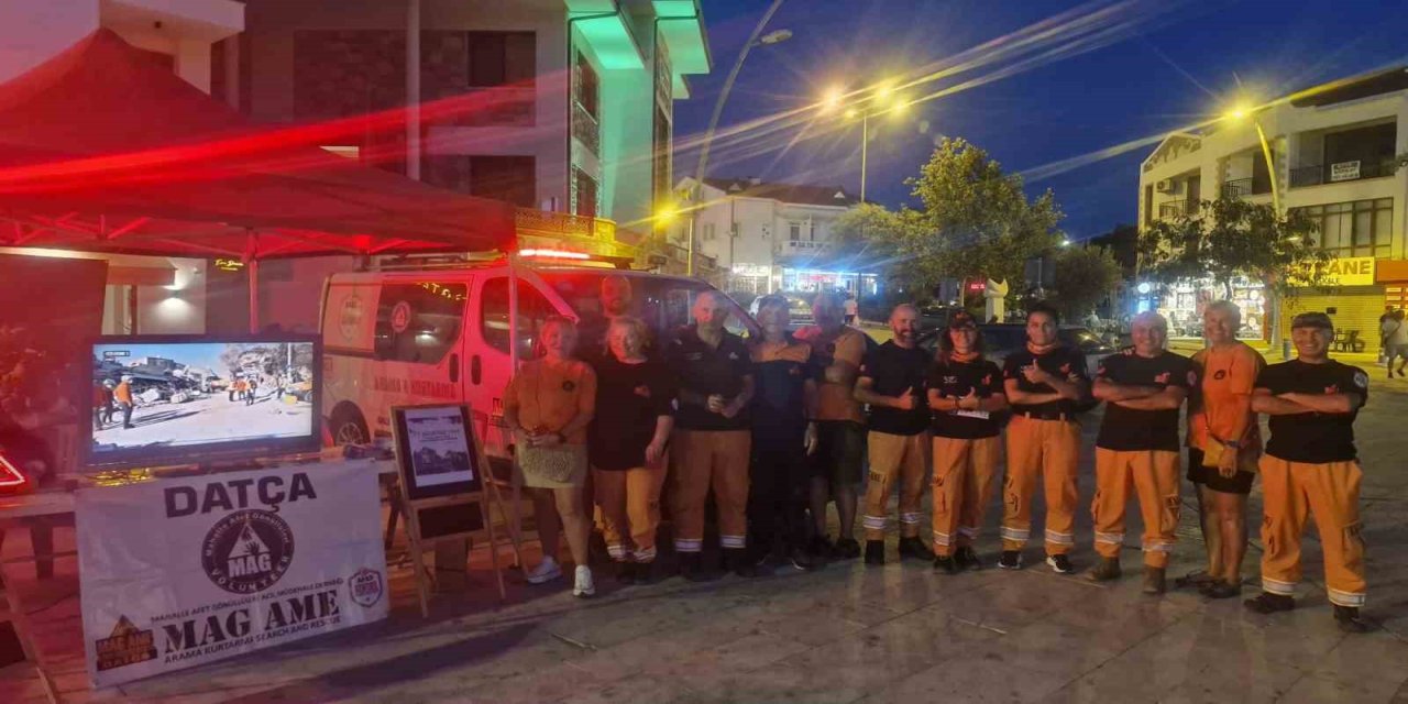 Datça 17 Ağustos Marmara Depremini unutmadı