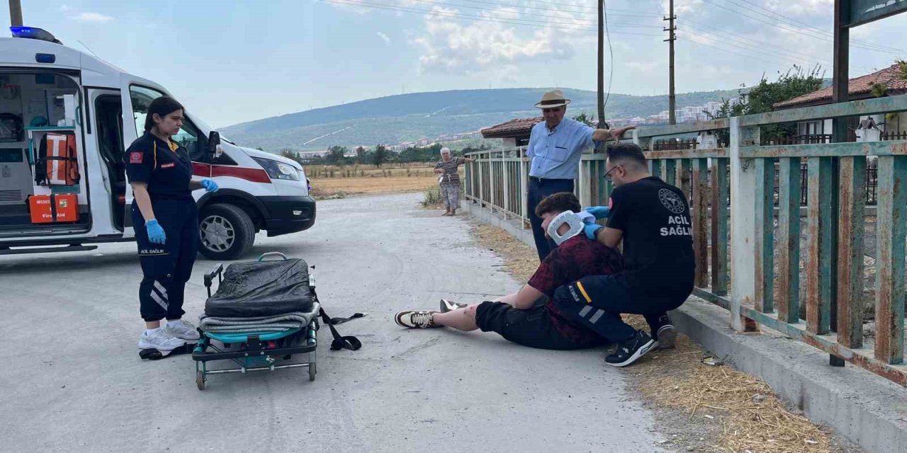 Menteşe’de motosiklet kazası: 1 yaralı