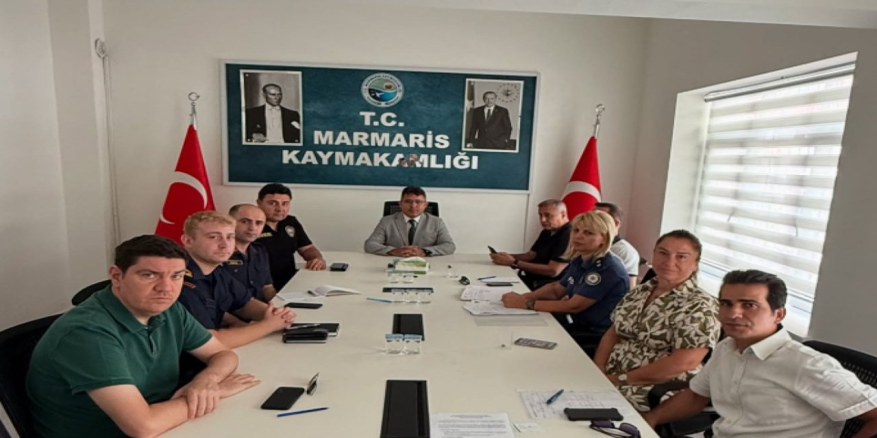 Marmaris’te Liman komisyonu güvenlik toplantısı yapıldı