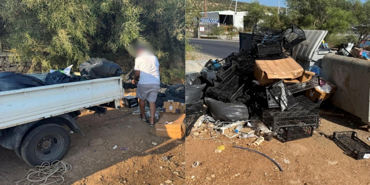 Bodrum Zabıtası çöp atanlara acımıyor