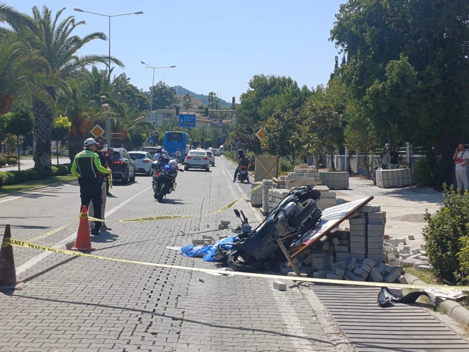 Marmaris'te motosiklet bir can daha aldı