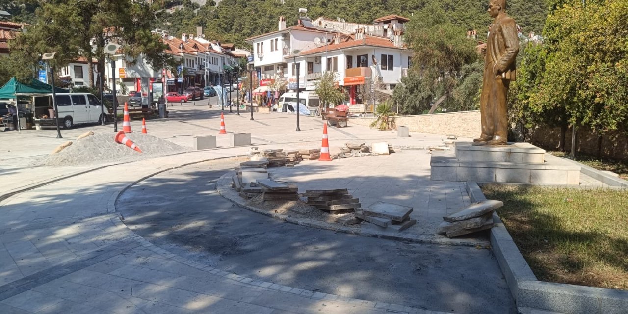 Akyaka’da Fıskiyelerin yerine beton döktüler