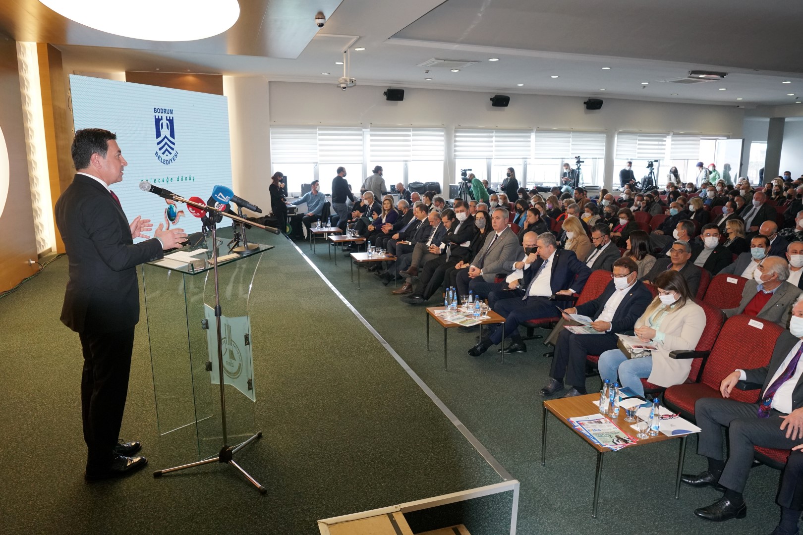 BAŞKAN ARAS, SÜRDÜRÜLEBİLİR ENERJİ VE İKLİM EYLEM PLANI BELEDİYELER BULUŞMASI’NA KATILDI