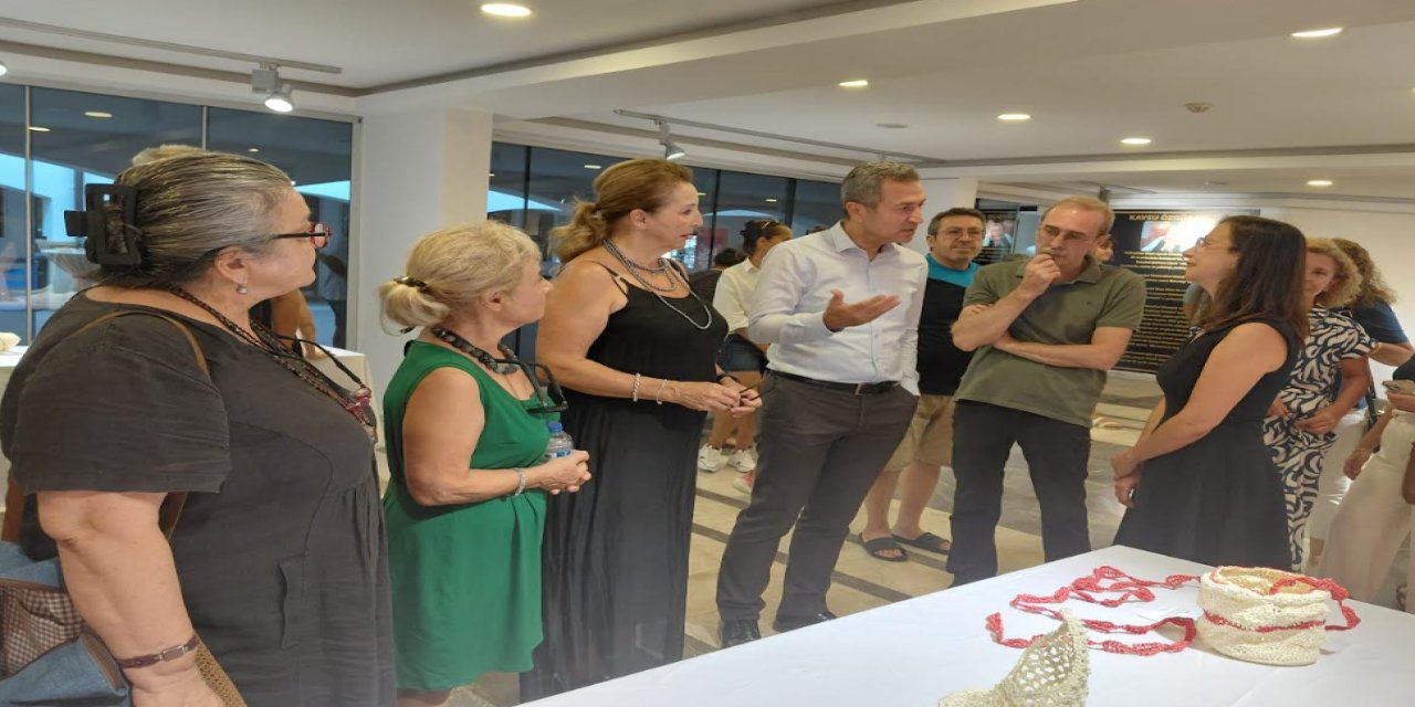 Marmaris Kültür ve Sanat Evi'nde ''VEFA'' sergisi açıldı
