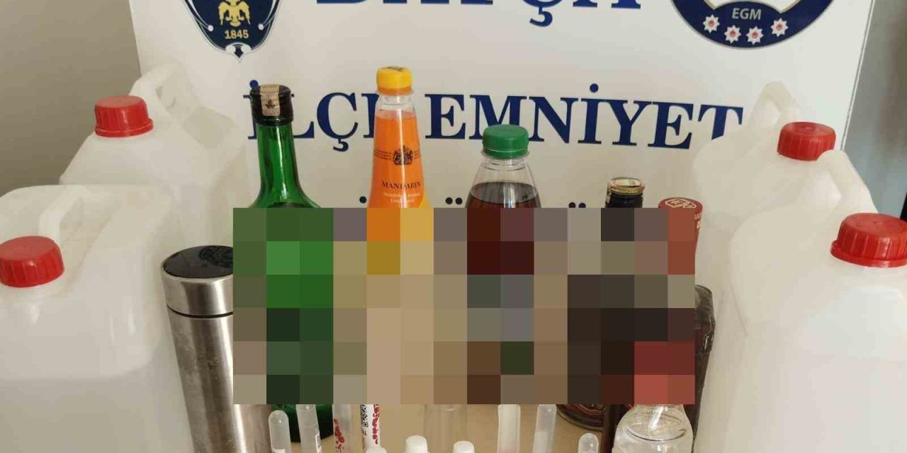 Datça’da kaçak alkol operasyonu