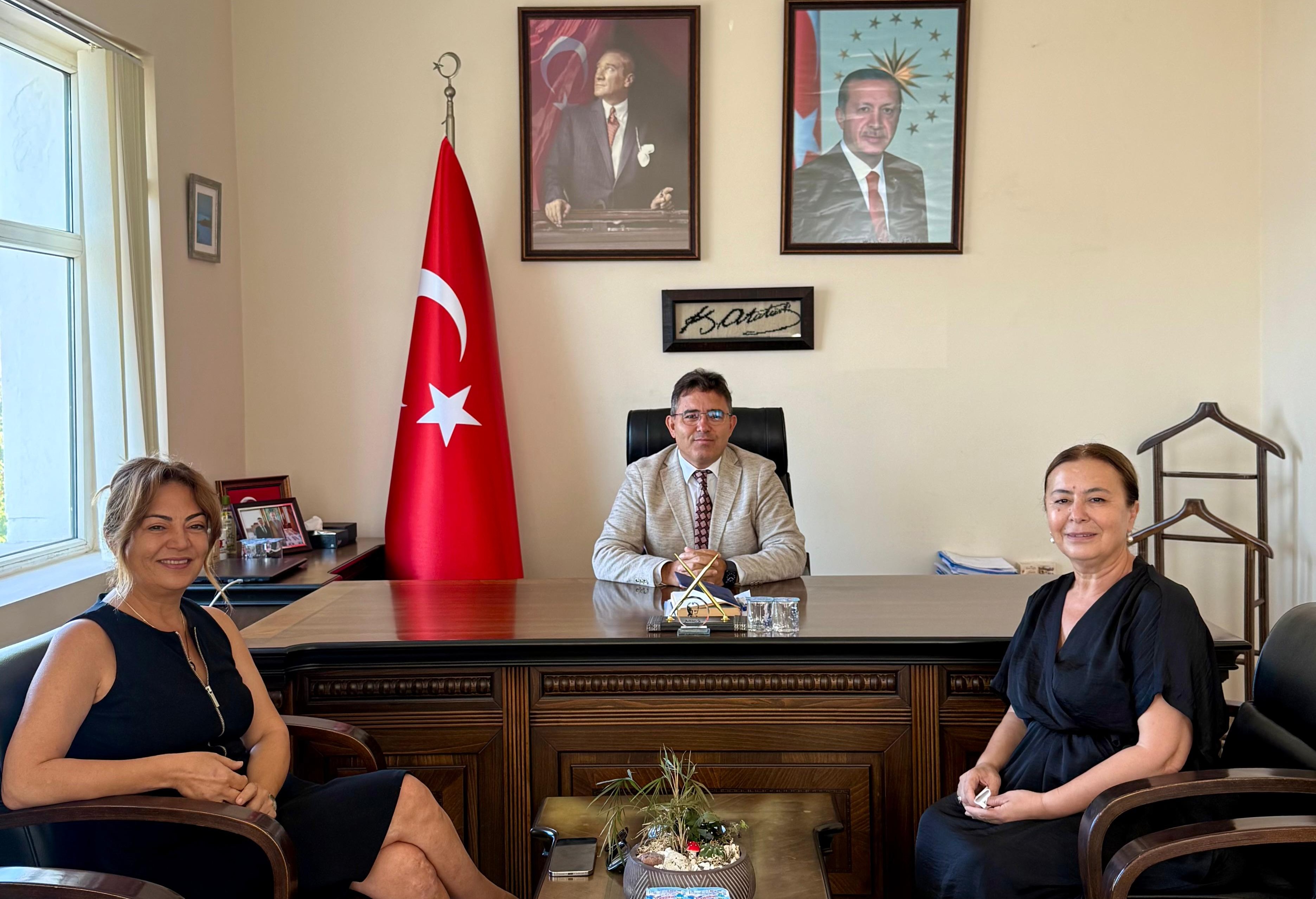 DSV Yatçılık temsilcilerinden Kaymakam Kaya’ya ziyaret
