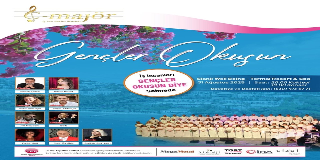 C-Majör Korosu’ndan Bodrum’da eğitim için 15. yardım konseri