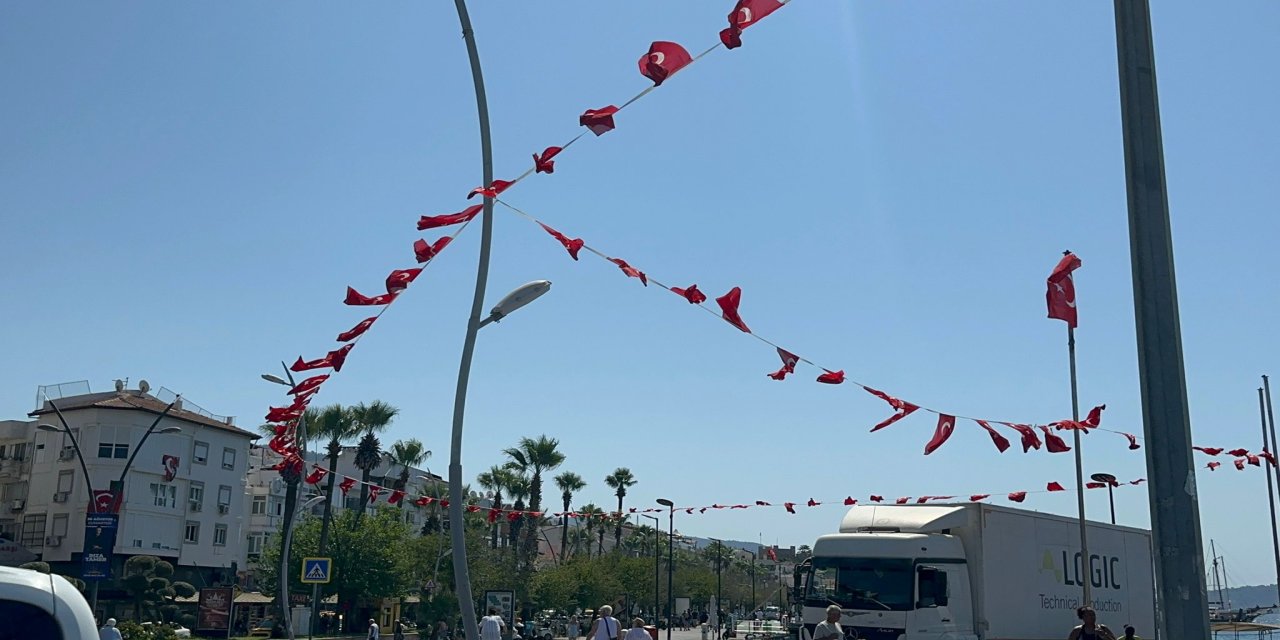 Marmaris 30 Ağustos Zafer bayramı’na hazır