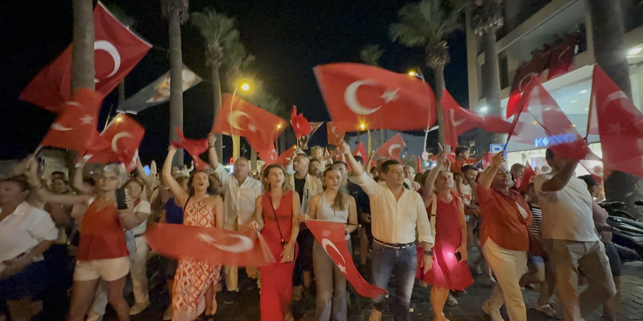 Marmaris’te büyük zaferin 103. yıl dönümü coşkuyla kutlandı