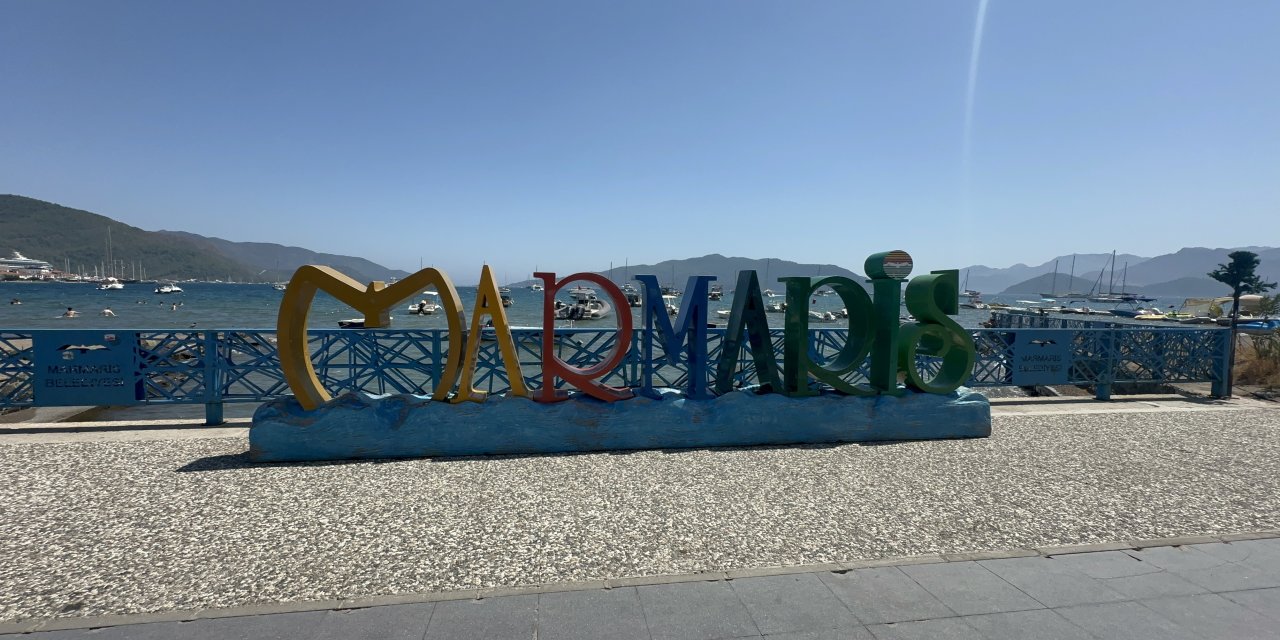 Marmaris’te kavurucu sıcaklar etkisini sürdürüyor