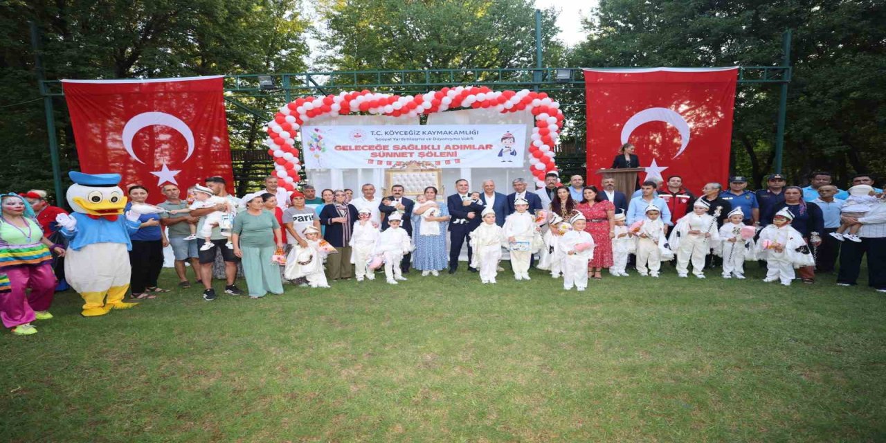 Köyceğiz Kaymakamlığı himayesinde sünnet şöleni yapıldı