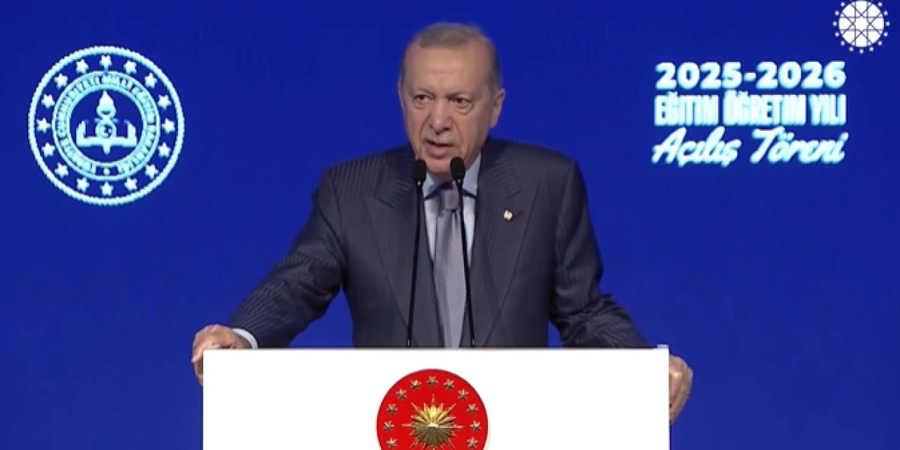 Cumhurbaşkanı Erdoğan 2025-2026 eğitim öğretim yılı açılış törenine katıldı