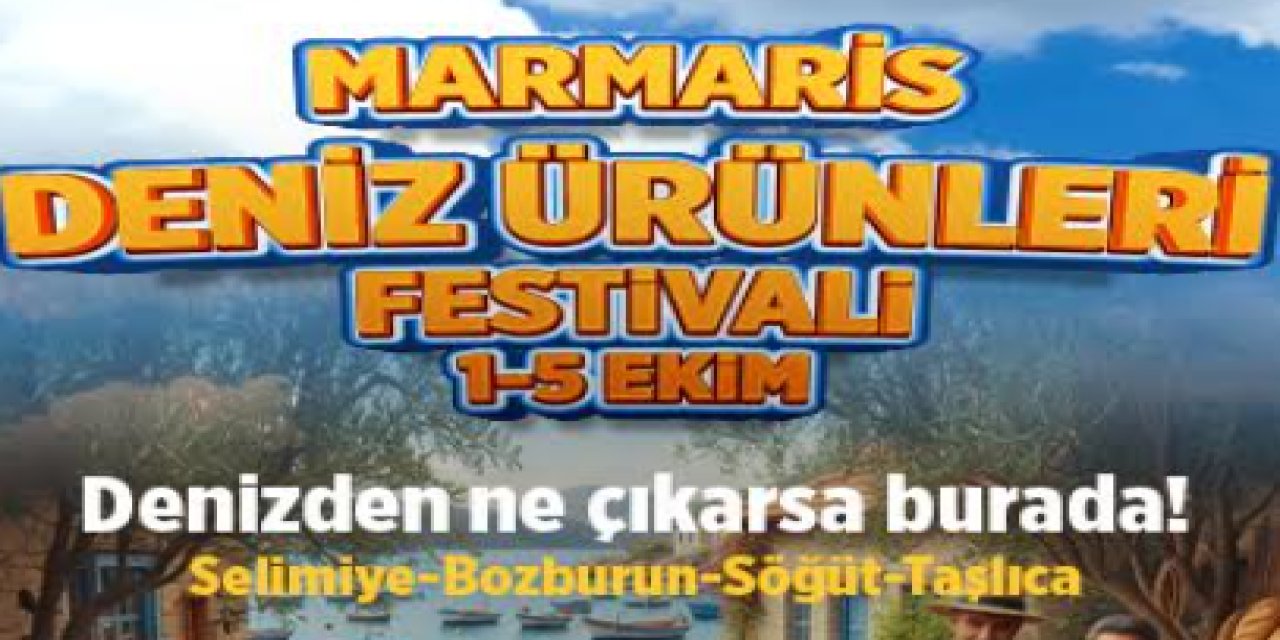 Marmaris’te Deniz Ürünleri festivali için geri sayım başladı
