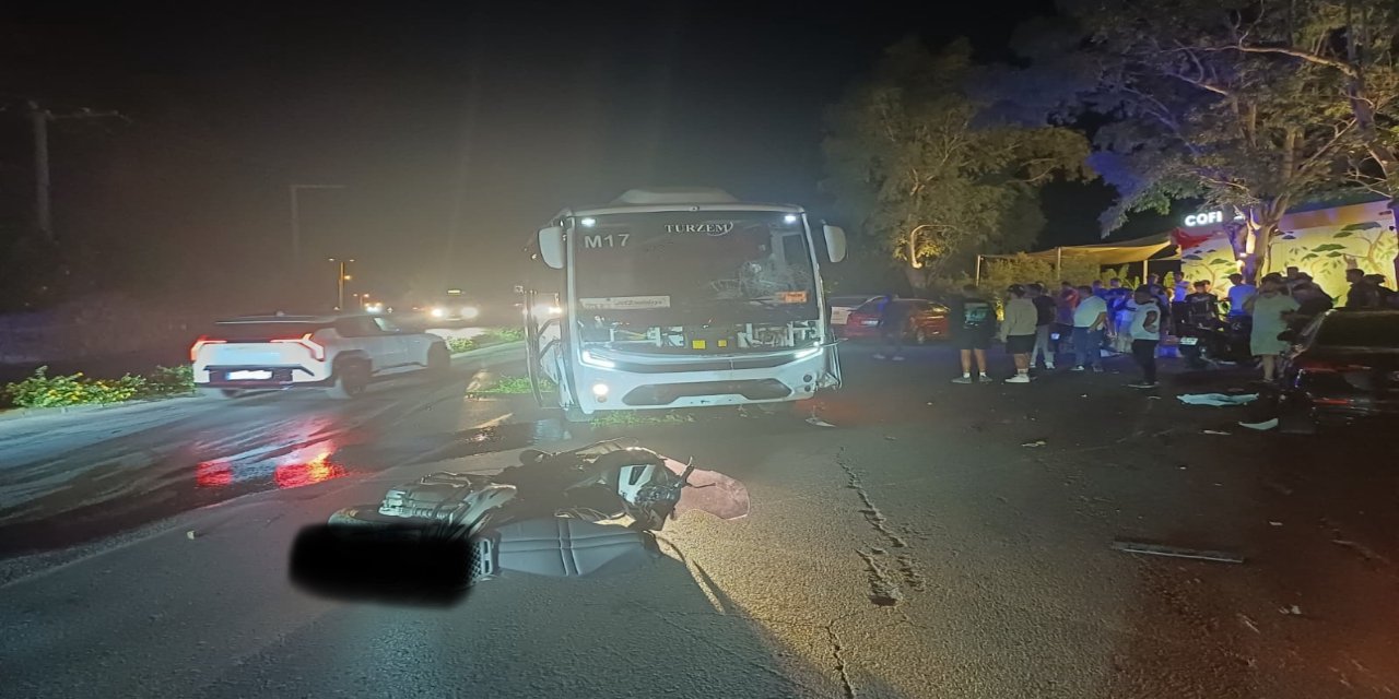 Marmaris’te tur otobüsü yoldan çıkıp diğer araçlara çarptı