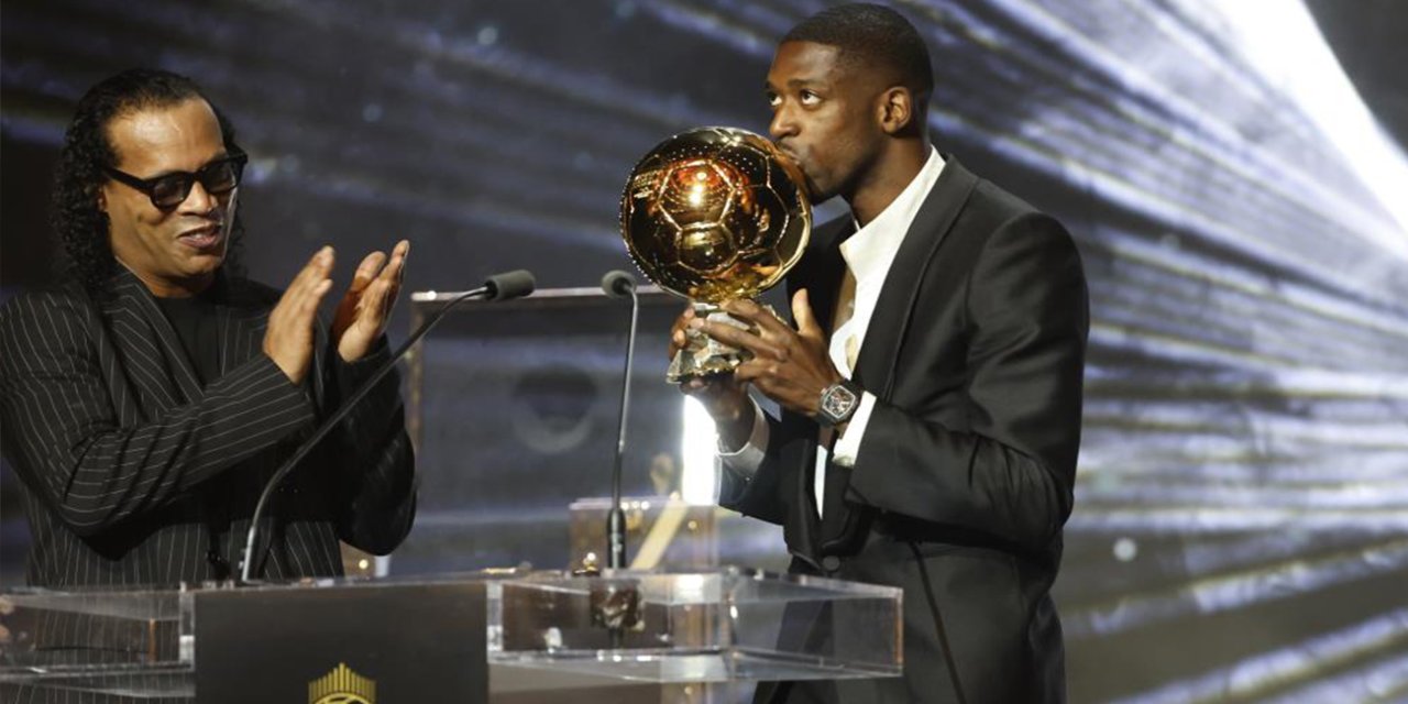 Altın top ödülünü Dembele kazandı