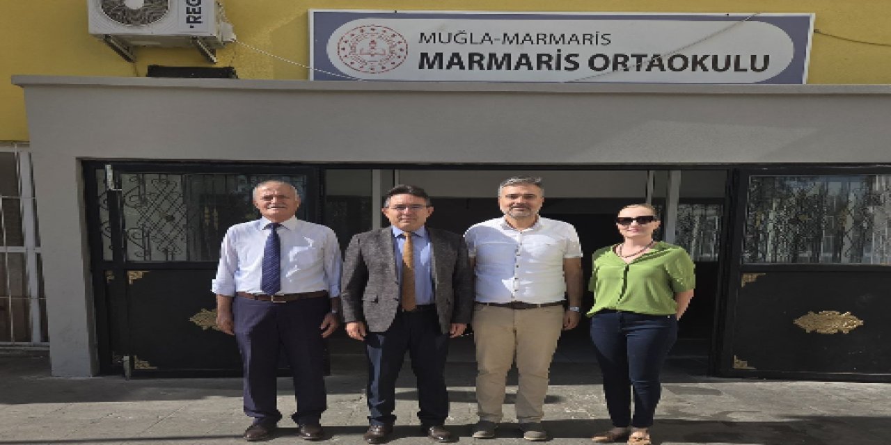 Kaymakam Kaya’dan Marmaris Ortaokulu’na ziyaret