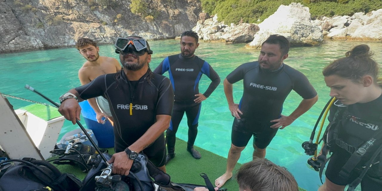 Marmaris’in denizinin altı da üstü kadar güzel