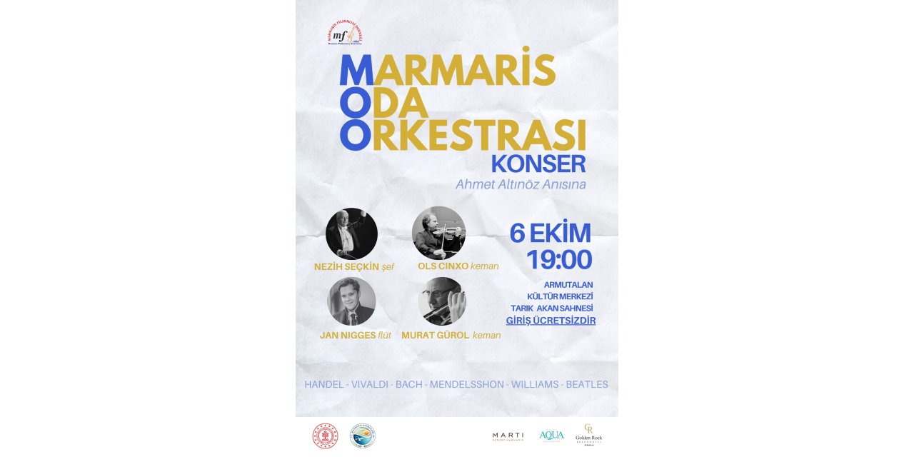 Marmaris’te Ahmet Altınöz anısına konser