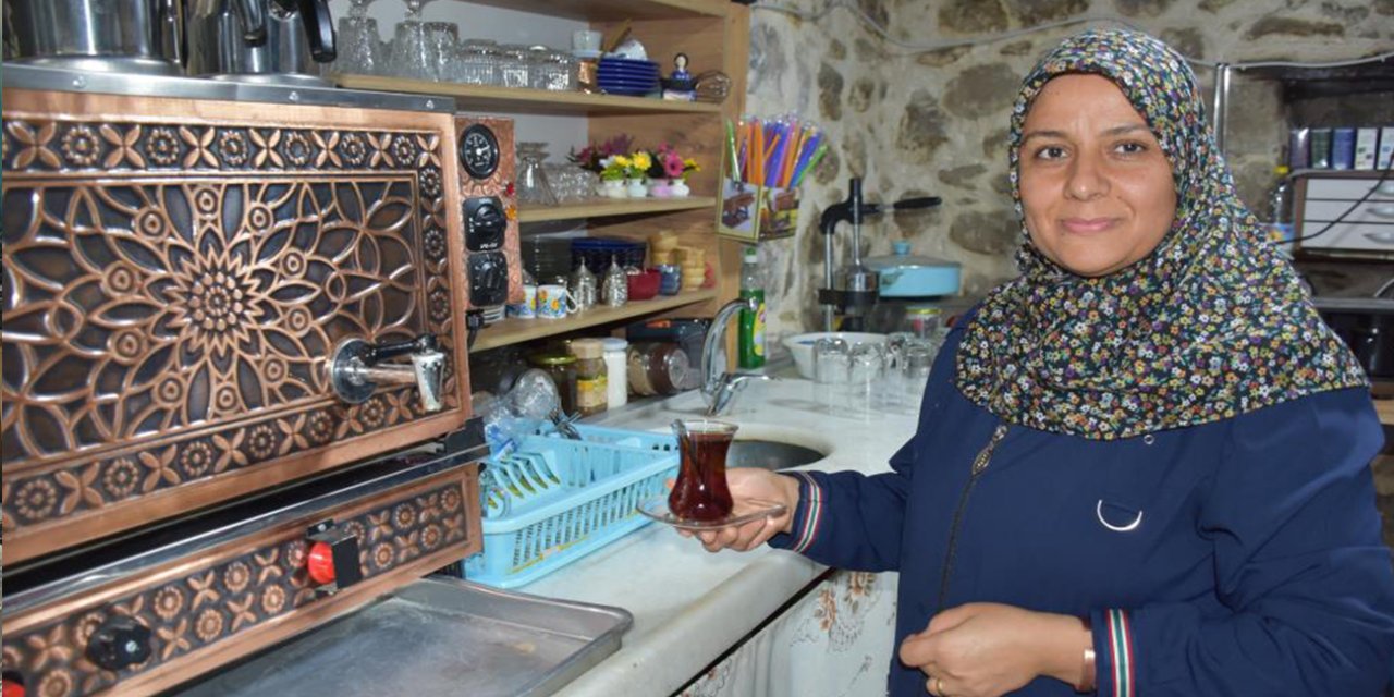 Kayınbabasından kalan 450 yıllık tarihi evi işletmeye çevirdi