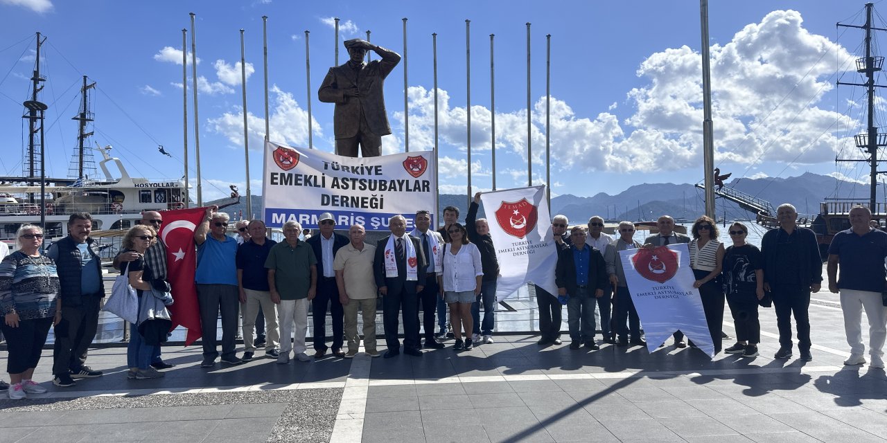 TEMAD Marmaris Şubesi’nden Astsubay hakları için eş zamanlı basın açıklaması