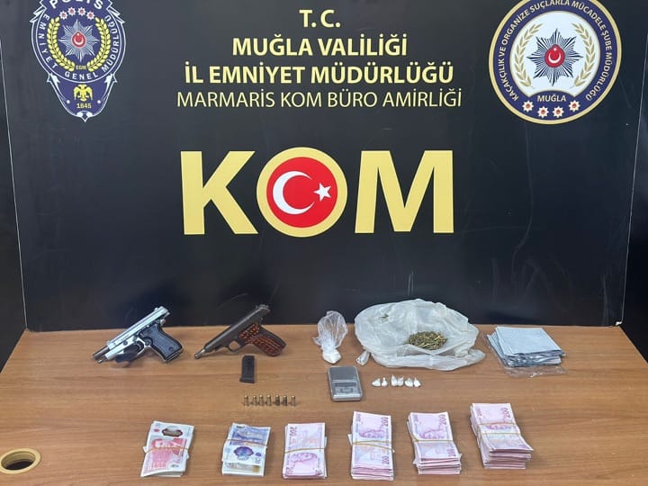 Muğla’da ruhsatsız silah operasyonu: 4 kişi tutuklandı