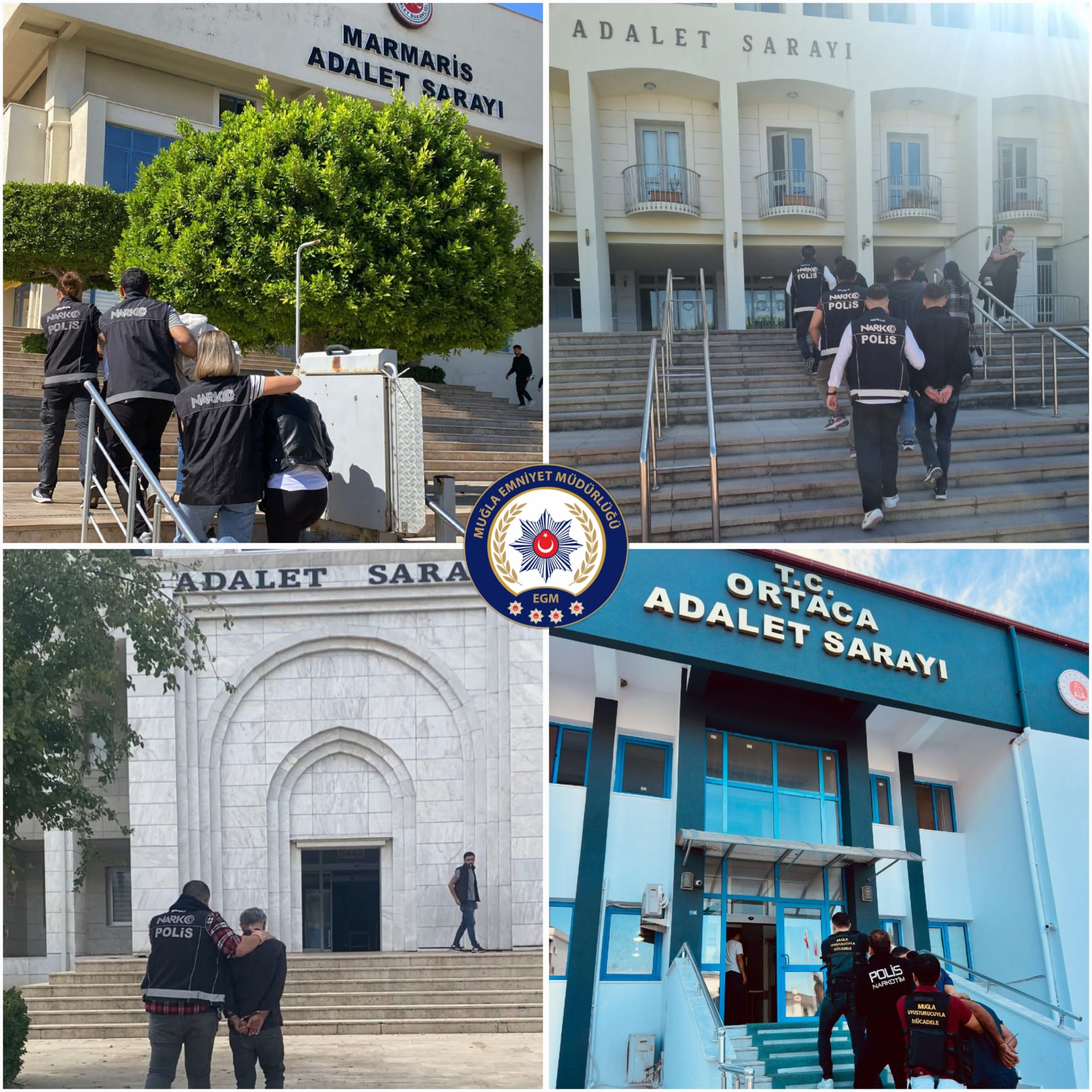 Marmaris Narkotikten zehir tacirlerine darbe