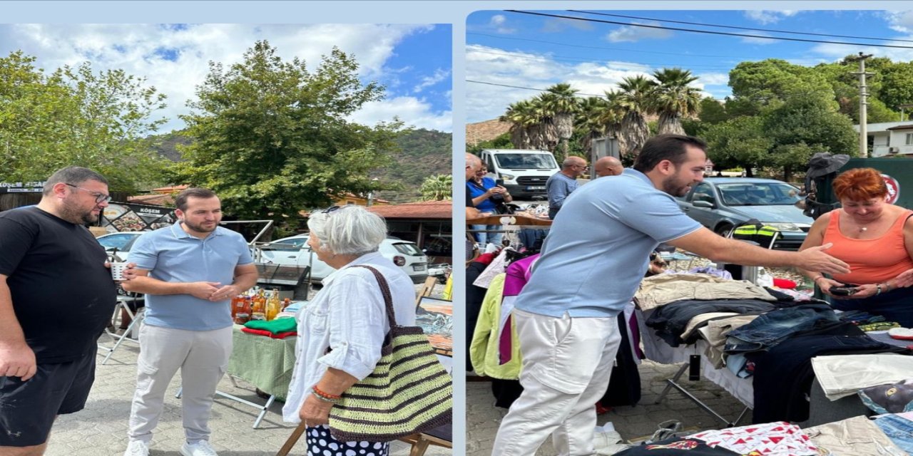 Hisarönü’nde üretici, sanatkar ve 2. el eşyalar pazarı yoğun ilgi gördü