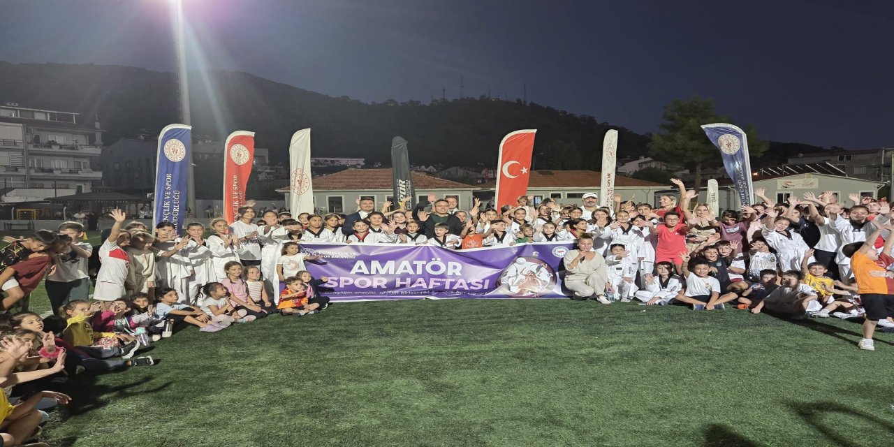 Amatör spor haftası Marmaris’te renkli etkinliklerle kutlandı