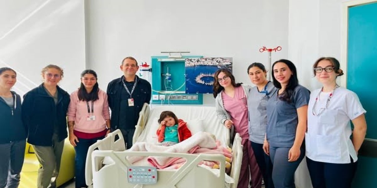 Minik Beren, açık kalp ameliyatı ile sağlığına kavuştu