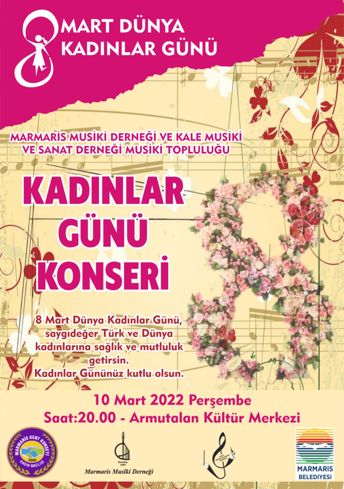 8 MART’TA ETKİNLİK YAĞMURU
