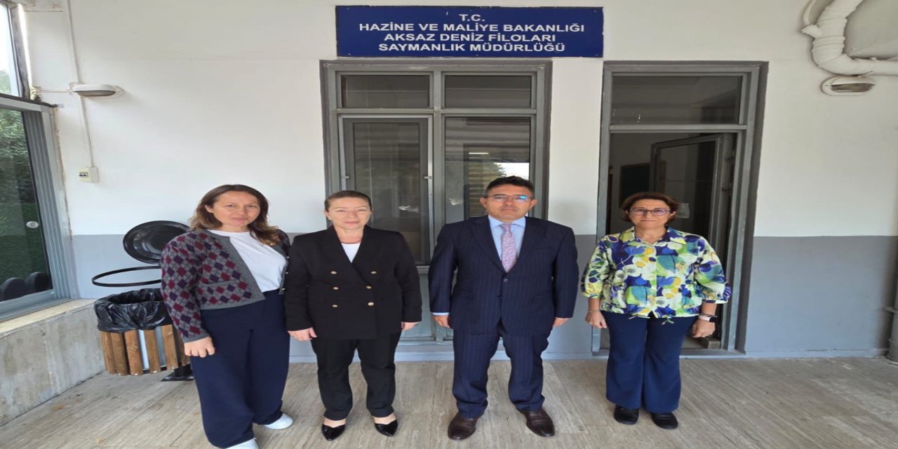 Kaymakam Kaya Aksaz Deniz Filoları Saymanlık Müdürlüğünü Ziyaret Etti