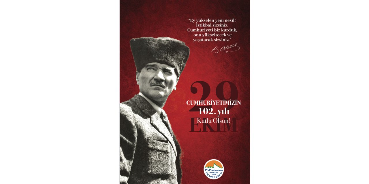 MTO'dan 29 Ekim Cumhuriyet bayramı mesajı