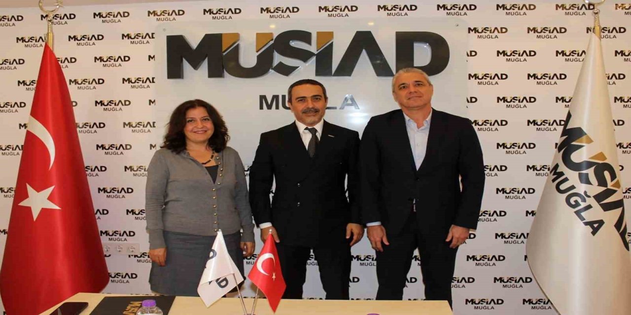 MSKÜ, İİBF Dekanı Görgülü’den MÜSİAD Muğla Şubesine iade ziyareti