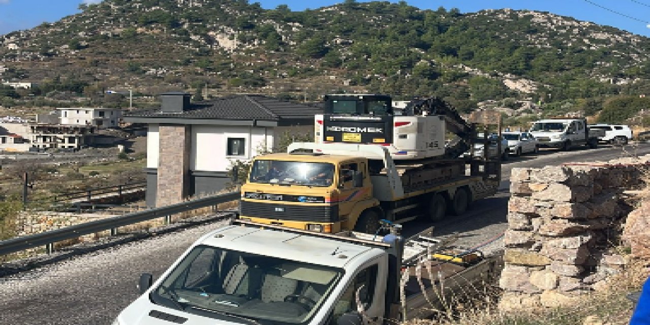 Marmaris’te Kaçak yapı yıkımları başladı