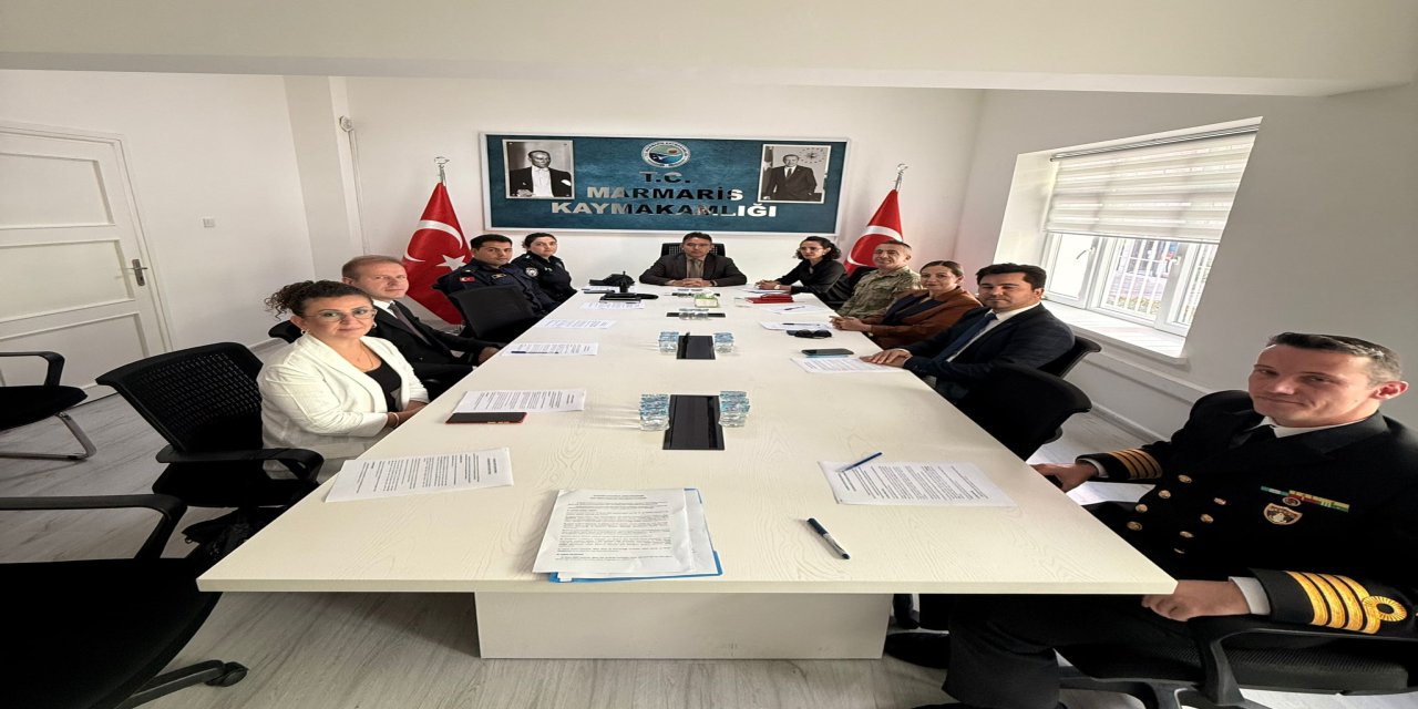 Marmaris’te 10 Kasım komite toplantısı yapıldı