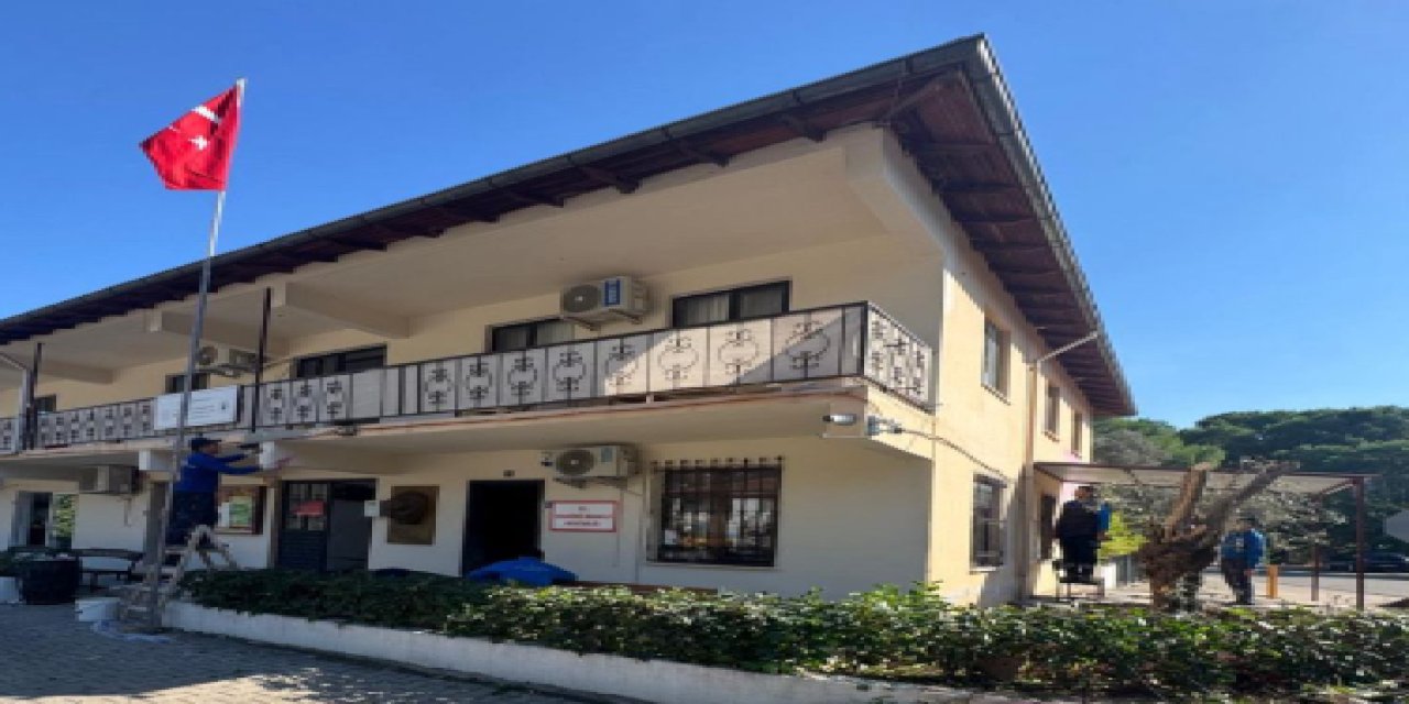 Hisarönü muhtarlık binası yenileniyor