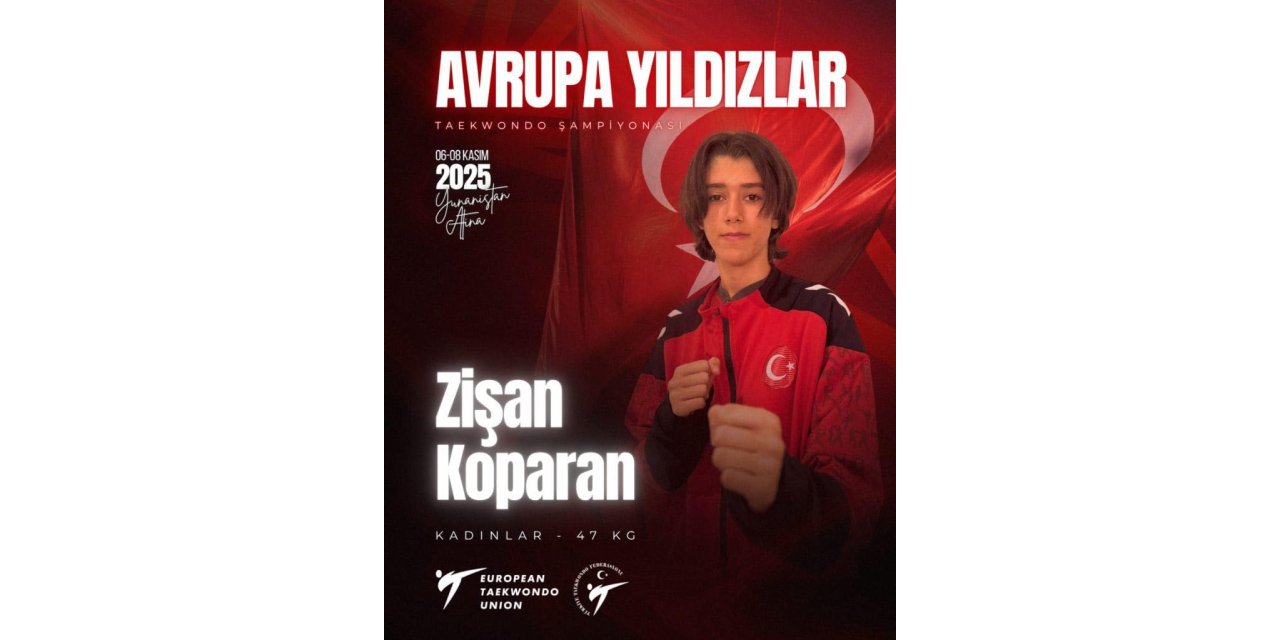 Muğla’nın taekwondocu Koparan Avrupa’da yarışacak