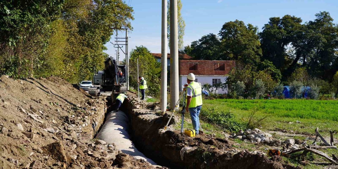 MUSKİ, Köyceğiz Zeytinalanı’nda yağmur suyu taşkınlarının önüne geçiyor