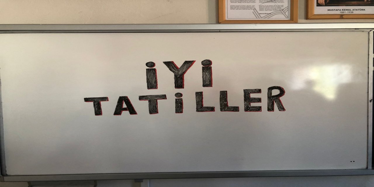 Marmaris’te binlerce öğrenci için tatil zili çaldı