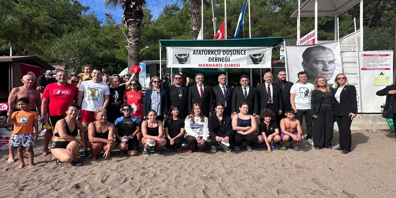 ADD'den Marmaris’te 10 Kasım’a özel anlamlı yüzme yarışı