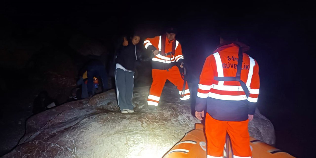 Fethiye’de 20’si çocuk 40 düzensiz göçmen yakalandı